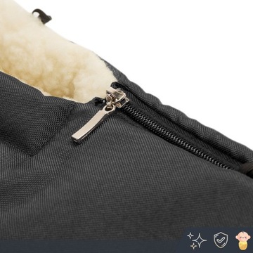 ТЕПЛЫЙ ШЕРСТЯНОЙ СПАЛЬНИК НА ЗИМУ СПАЛЬНИК ДЛЯ - КОЛЯСКИ, ГОНДОЛИ, САНКИ