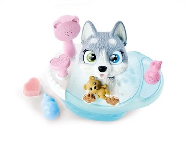 ФИГУРКА СОБАКИ ХАСКИ PAMPER PETZ ИЗ БАНДЫ ПОДГУЗНИКОВ С ВАННОЙ СИМБА