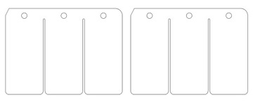 PŁYTKI LISTKI zaworu membrany KAWASAKI KX125 3L