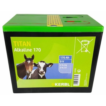Bateria alkaliczna 9V 170Ah LubaCell do Pastuch