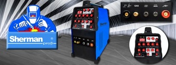 SHERMAN TIG 210 ИМПУЛЬСНЫЙ СВАРОЧНЫЙ АППАРАТ ACDC 230 В MMA TIG HF