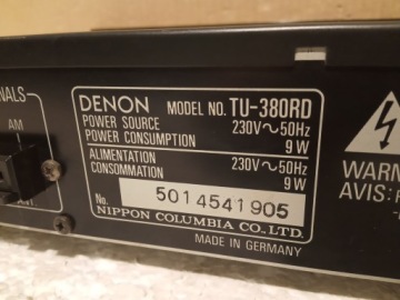 ДЕНОН ТУ-380РД