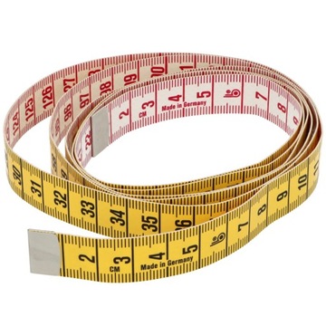 Miara, centymetr krawiecki dł. 150cm szer. 15mm