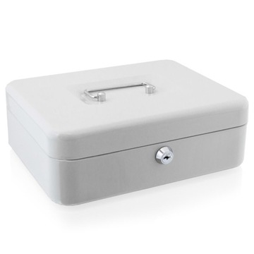 СЕЙФ ДЛЯ ДЕНЕЖНЫХ КАССЕТ, МЕТАЛЛ, 25СМ, СЕРЫЙ