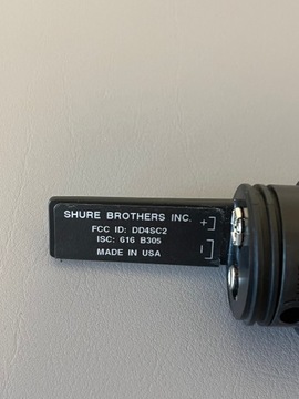 Mikrofon bezprzewodowy SHURE SM58 SC2-CD SC4 180.400 MHz