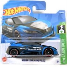 HOT WHEELS NISSAN LEAF NISMO RC_02 GREEN SPEED 22