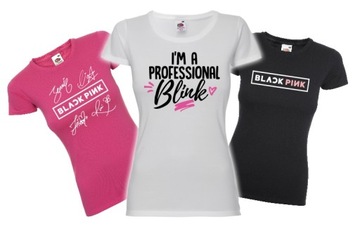 KOSZULKA DAMSKA BLACK PINK LISA ROSE JENNIE -XL