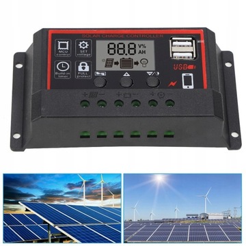 СОЛНЕЧНЫЙ РЕГУЛЯТОР, КОНТРОЛЛЕР ЗАРЯДКИ PWM 30A