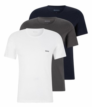 Zestaw T-shirt męski okrągły dekolt Hugo Boss | Rozmiar M