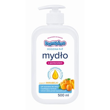 Bambino Rodzina Mydło do rąk zapach mirabelka 500ml