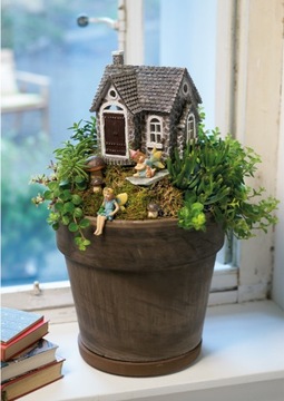 МИНИ САД - Кресло-качалка, белый - высота 4,5 см