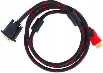 КАБЕЛЬ-АДАПТЕР HDMI-VGA АДАПТЕР D-SUB 15-КОНТАКТНЫЙ МОНИТОР ДЫШИТЕ 4K