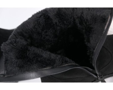 ТЕПЛЫЕ ЗАМШЕВЫЕ ЧЕРНЫЕ УТЕПЛЕННЫЕ ЖЕНСКИЕ ОБУВИ 38