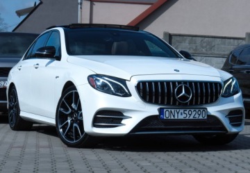 Mercedes Klasa E W213 Limuzyna AMG 3.0 AMG 43 401KM 2017 Mercedes E43 AMG 401 4m Burmaster Pamięć AirMatic Panorama Designo 20" Blis, zdjęcie 39