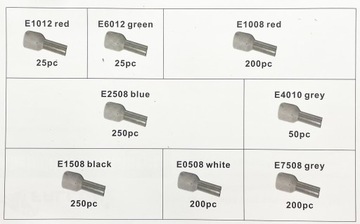 ИЗОЛИРОВАННЫЕ ВТУЛКИ НАБОР ИЗОЛИРОВАННЫХ ВТУЛОК ДЛЯ КАБЕЛЯ