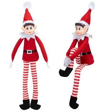 ELF SKRZAT KRASNAL 40cm ŚWIĄTECZNY NA ŚWIĘTA PREZENT BOŻE NARODZENIE OZDOBA