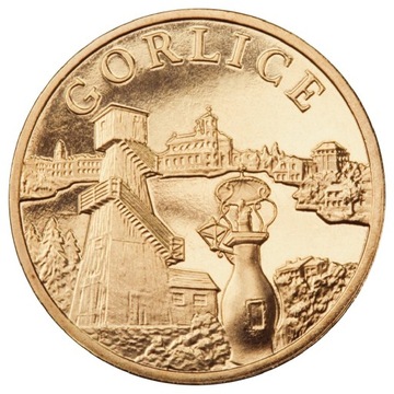 Moneta 2 zł Gorlice 2010 r z woreczka menniczego
