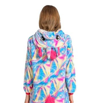 КИГУРУМИ ПИЖАМА КОМБИНЕЗНЫЙ КОСТЮМ ЕДИНОРОГ МОЗАИКА ДИСКУССИЯ JUMPAL M