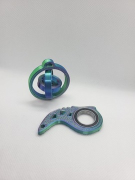 НАБОР ДЛЯ 3D-ПЕЧАТИ KEYRAMBIT KEYSPINNER + GEO MOVABLE TIKTOK С БРЕЛОМ НА ПОДШИПНИКЕ