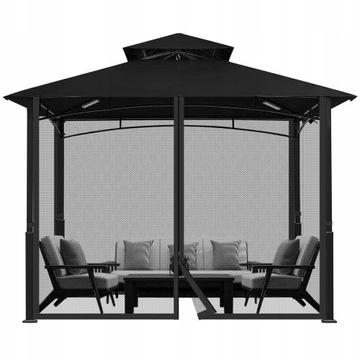 PAWILON OGRODOWY MOSKITIERA 3 X 3 M
