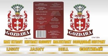 Gozdawa Ekstrakt Słodowy Jasny 1,7 kg PIWO DOMOWE