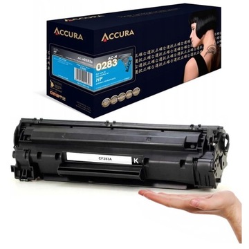 CF283A 83A toner Accura do HP LaserJet M125A M126A M125NW M127FN BLACK