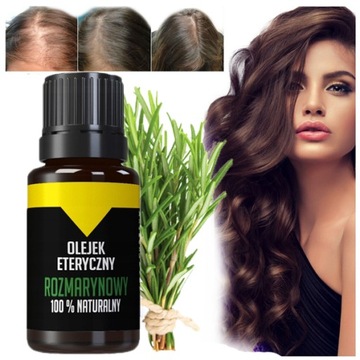 Olejek rozmarynowy na włosy skórę głowy - 100% NATURALNY 10ml
