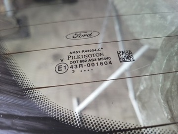 SZYBA TYLNA KLAPA TYLNA FORD C-MAX II MK2 (2010-2015) ORGINAL PRZYCIEMNIANA