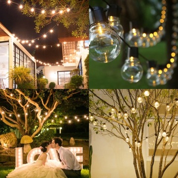 СОЛНЕЧНАЯ САДОВАЯ ГИРЛЯНДИЯ 5М 20СВЕТОДИОДНЫХ ЛАМПОЧЕК ДЛЯ ШАРИКОВОЙ ЦЕПИ НА БАЛКОНЕ