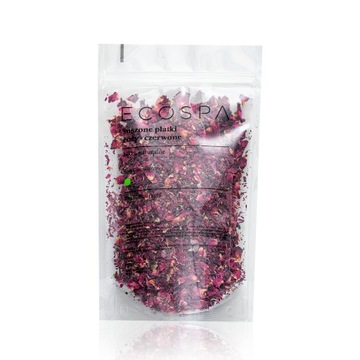 NATURALNE SUSZONE PŁATKI RÓŻY SUSZ RÓŻA CZERWONE 50 G ECOSPA
