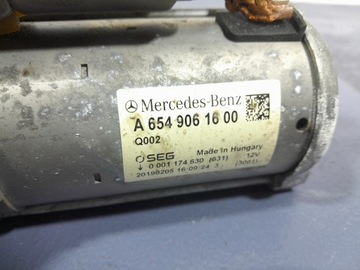 MERCEDES E W213 2.0 CDI M654 194 KM STARTÉR A6549061600
