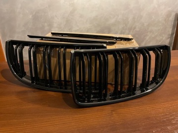 BMW E90 E91 GRILL NERKI 05-08 ALA M3 CZARNY POŁYSK
