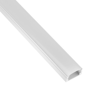 Profil do Taśm LED aluminiowy NATYNKOWY 1m + KLOSZ