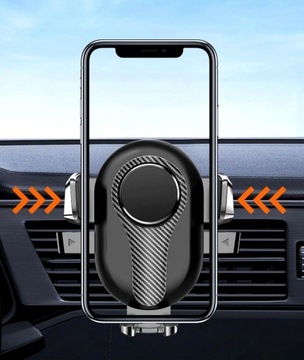 Прочный и устойчивый держатель для телефона в кабине, решетка окна автомобиля Черный