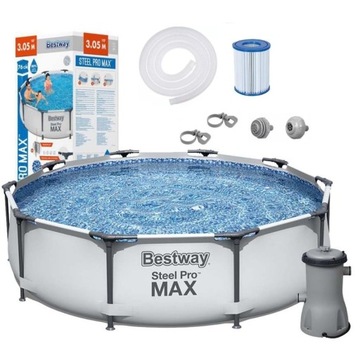 BASEN STELAŻOWY 305x76 ZESTAW 7W1 BESTWAY 56408