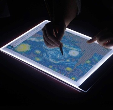 Доска для рисования с подсветкой А4 LED ВЫШИВКА