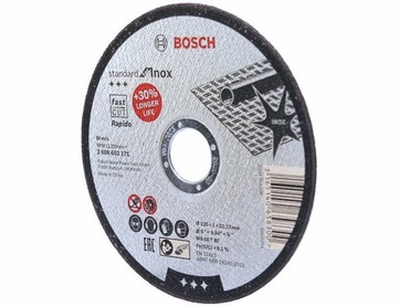 КОРУНДОВЫЙ ДИСК ДЛЯ НЕРЖАВЕЮЩЕЙ СТАЛИ. 125/1,0 мм БОШ