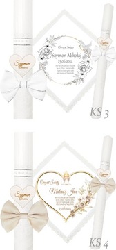 КРЕЩЕННЫЙ ХАЛАТ И СВЕЧА КРЕЩЕННЫЙ ИМЯ эко