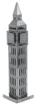 Металлическая Земля Башня Биг Бен 3D Металлическая Модель