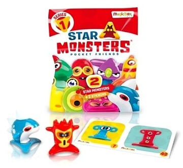 STAR MONSTERS POCKET FRIENDS - SASZETKA 2 FIGURKI - MAGICBOX