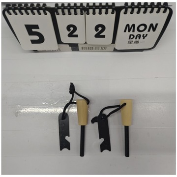 Военный многофункциональный инструмент для выживания Magnesium Firestarter, 2 шт.