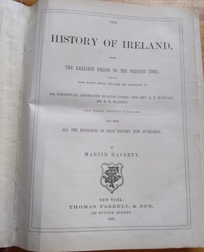 The History of Ireland, from the Earliest Period to the Present Time 1867 r