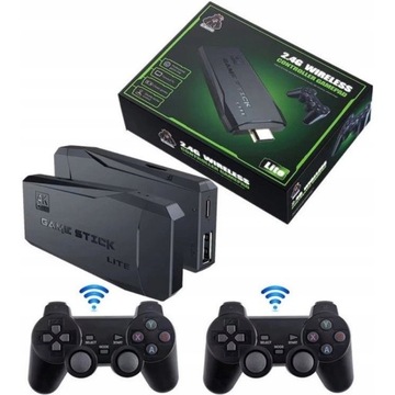 ИГРОВАЯ КОНСОЛЬ РЕТРО 64 ГБ ТВ-ИГРА HDMI 2 PADS 2.4G