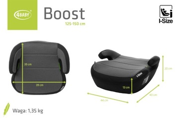 4Автомобильный коврик Baby Boost Grey