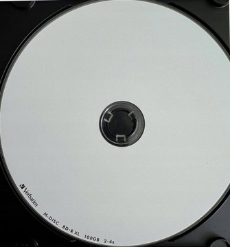 VERBATIM BLU-RAY M-DISC BD-R XL 100 ГБ, 6 тонких футляров, 1 тонкий футляр