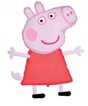 Balon foliowy Świnka Peppa różowa 61cm Urodzinowy Urodziny Hel Dziewczynka