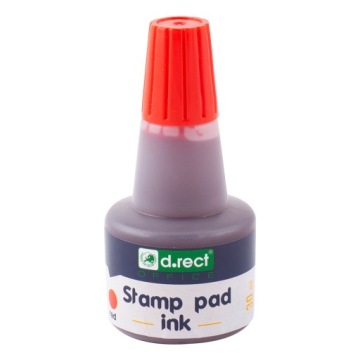 Красные чернила для штампов D.Rect 30 мл