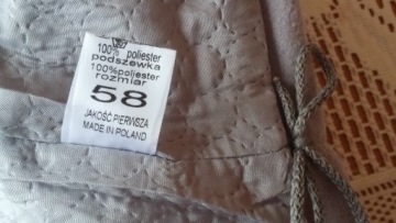 Красивая серая теплая шапка на весну и осень - размер 58.