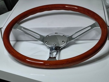 DŘEVĚNÁ VOLANT 380MM CLASSIC BMW MERCEDES AUDI VW CORVETTE