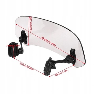 МОТОЦИКЛОВЫЙ ДЕФЛЕКТОР УДЛИНИТЕЛЬ ВЕТРОВОГО СТЕКЛА